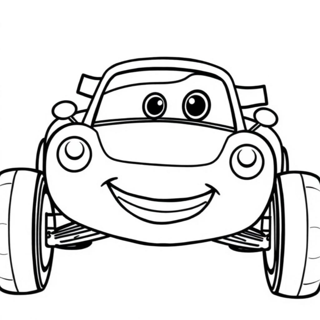 Desenho infantil para colorir: 🚗 Carros