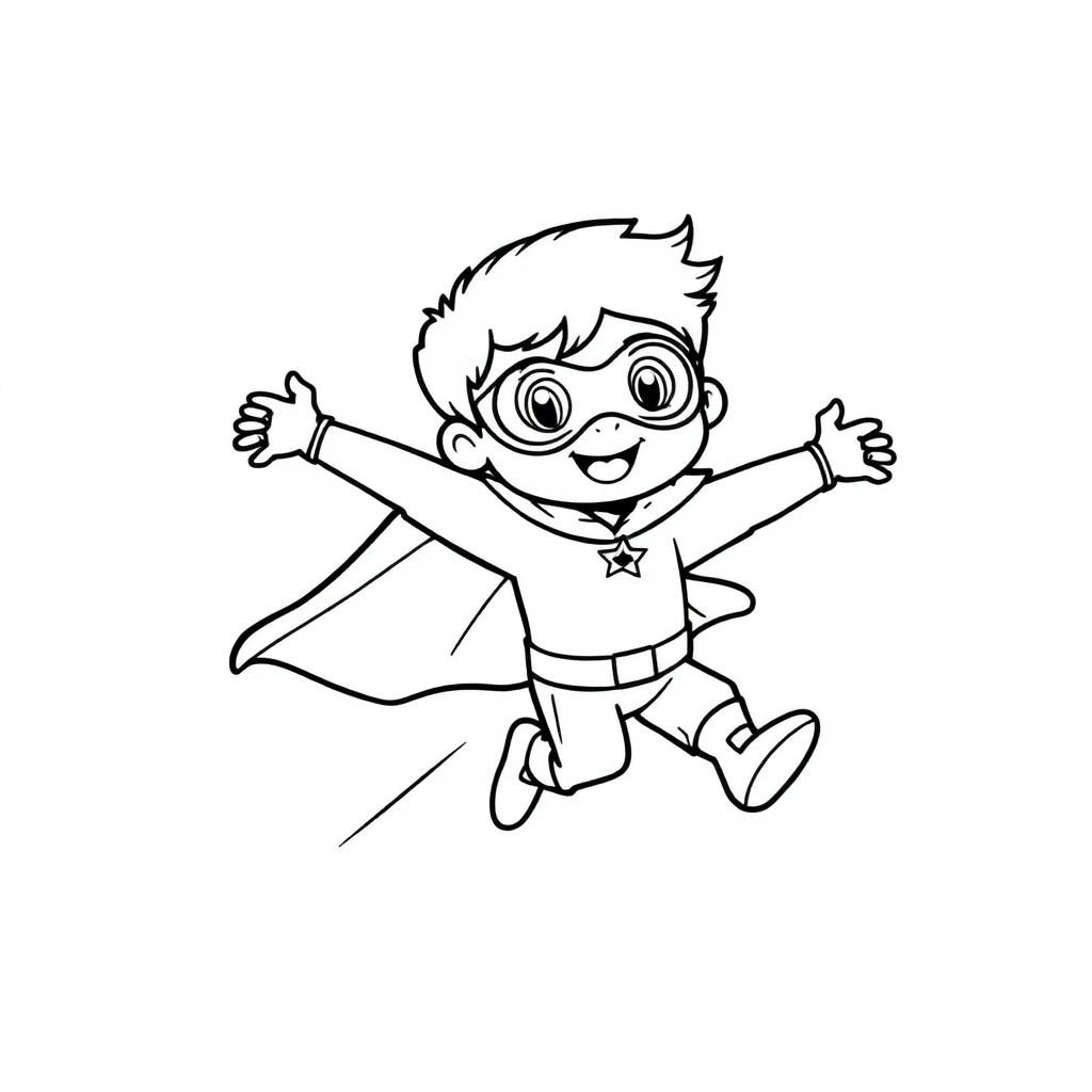 Desenho infantil para colorir: 🦸 Super-heróis